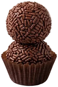 Brigadeiros tradicionais de granulado